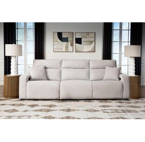 Modmax II Stone Performance Fabric Modular Power Reclining Sofa with USB Charging