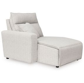 Modmax II Stone Performance Fabric LAF Power Chaise