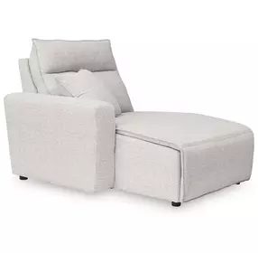 Modmax II Stone Performance Fabric LAF Power Chaise