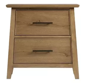 Jackson Golden Oak 2 Drawer Nightstand