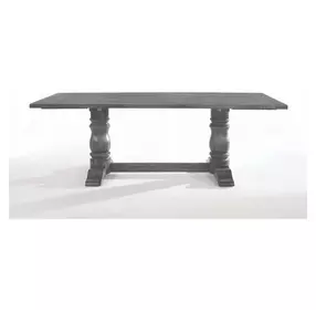 Leventis Weathered Gray 88" Rectangular Dining Table