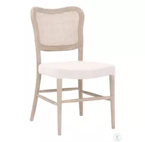 Cela Bisque And Natural Gray Oak Dining Chair Set Of 2