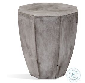 Babaloo Gray Babaloo Octagonal End Table