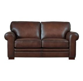 Danforth Caramel Leather 70" Loveseat