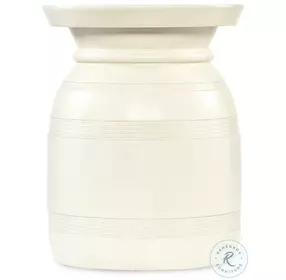 Big Sky White Urn Spot Table