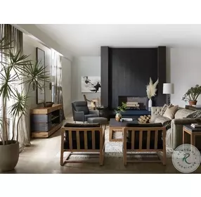 Big Sky Brown And Black Occasional Table Set