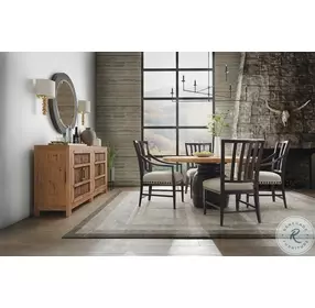 Big Sky Brown And Black Dining Room Set