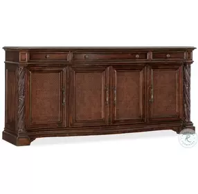 Charleston Maraschino Cherry 4 Door 3 Drawer Buffet