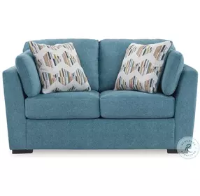 Keerwick Teal Loveseat