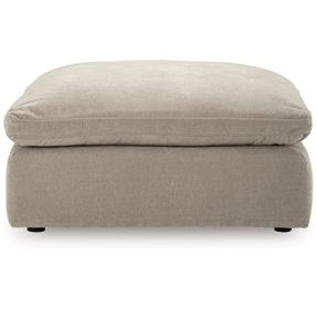 Maxton Heights Pebble Upholstered Square Oversized Accent Ottoman