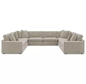 Maxton Heights Pebble 8 Piece Modular Sectional