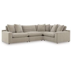 Maxton Heights Pebble 4 Piece Modular Sectional