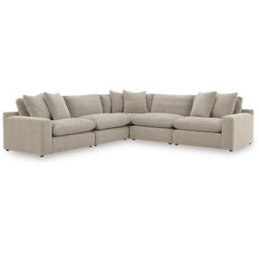 Maxton Heights Pebble 5 Piece Modular Sectional