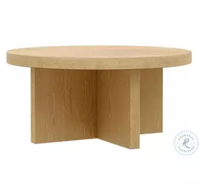 Donte Natural Round Coffee Table