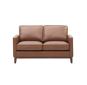 Weston Highland Saddle Leather 59" Loveseat