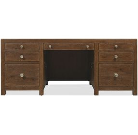 Timberline Medium Brown 72" Executive Desk