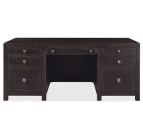 Driftwood Dark Brown 72" Executive Desk