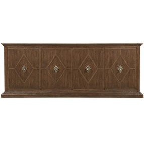 Timberline Medium Brown 91" Entertainment Credenza
