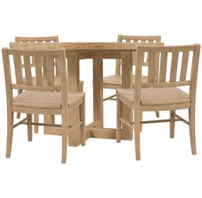 Timberline Light Brown 48" Round Dining Room Set