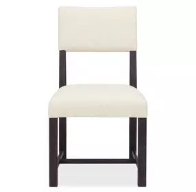 Timberline Black and Beige Upholstered Side Chair
