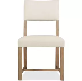 Driftwood Light Brown and Beige Upholstered Side Chair