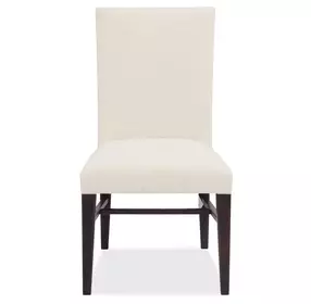 Driftwood Beige and Black Upholstered Side Chair