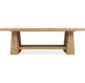 Timberline Light Brown Rectangular Cocktail Table
