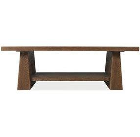 Timberline Medium Brown Rectangle Cocktail Table