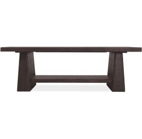 Timberline Black Rectangle Cocktail Table