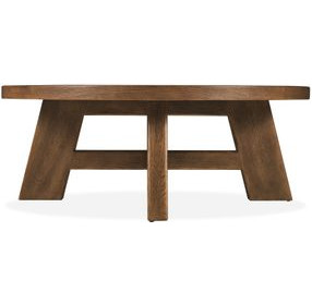 Driftwood Medium Brown Round Cocktail Table