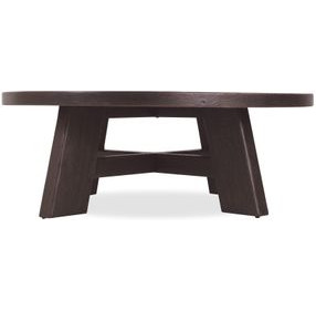 Driftwood Black Round Cocktail Table