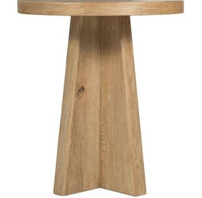 Timberline Light Brown Round End Table