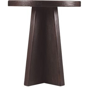 Timberline Black Round End Table