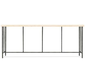 Timberline Beige And Gray 80" Console Table