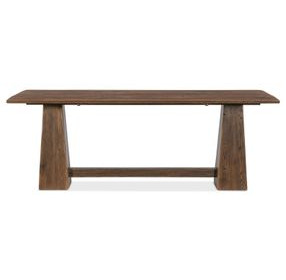 Driftwood Medium Brown 82" Flip Top Console Table