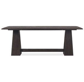 Driftwood Black 82" Flip Top Console Table