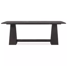 Driftwood Black 82" Flip Top Console Table