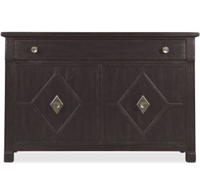 Driftwood Black 1 Drawer Hall Chest