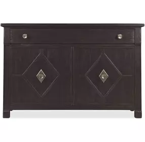 Driftwood Black 1 Drawer Hall Chest