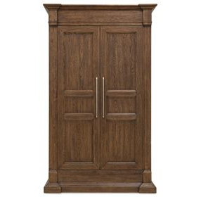 Driftwood Medium Brown 2 Door Wardrobe