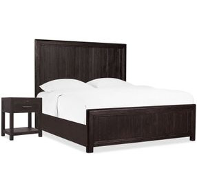 Driftwood Black Panel Bedroom Set