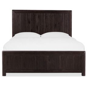 Timberline Black Queen Panel Bed