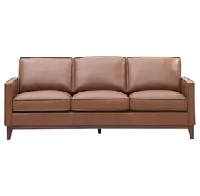 Weston Highland Saddle Leather 85" Sofa