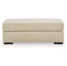 Jasmine Grove Oatmeal Upholstered Rectangular Ottoman