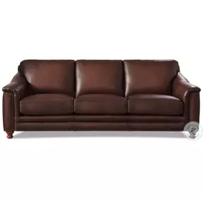 Bexley Caramel Top Grain Leather Sofa