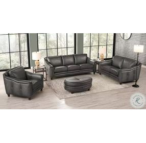 Bexley Ash Leather Living Room Set