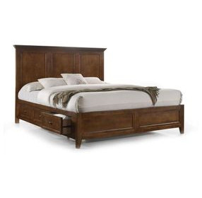 San Mateo Tuscan King Storage Panel Bed