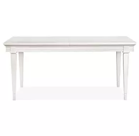 Willowbrook Egg Shell White 88" Extendable Rectangular Dining Table