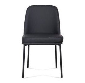 Sydney Black Upholstered Dining Chair Set of 2
