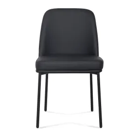 Sydney Black Upholstered Dining Chair Set of 2